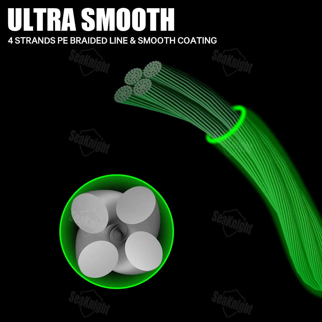 SeaKnight TriPoseidon – Linha de Pesca Multifilamento PE 4 Fios 300m (8LB a 60LB)