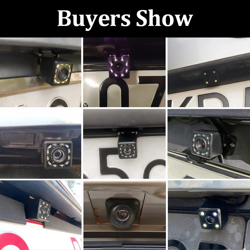 Câmera de Ré Automotiva Hippcron CCD HD com Visão Noturna – 170°