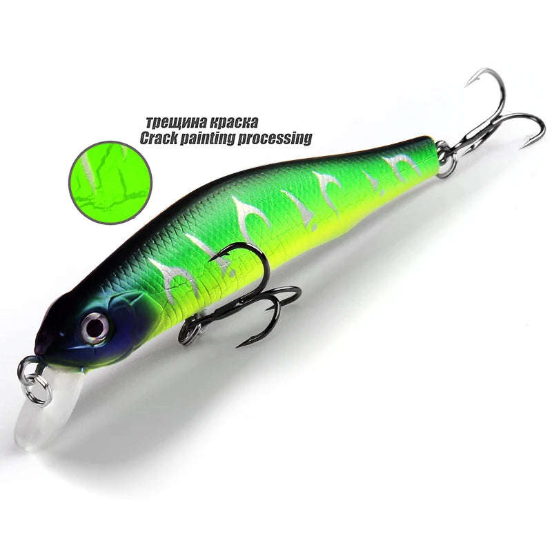 Isca Artificial BEARKING Magnet Minnow 80mm 8,5g – Modelo O-BK-Z183ZP