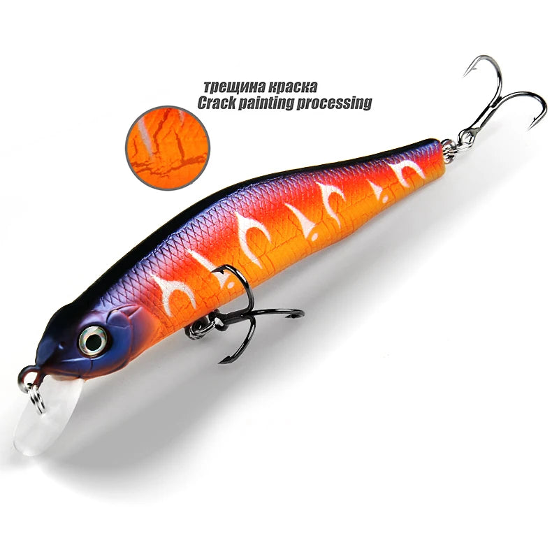 Isca Artificial BEARKING Magnet Minnow 80mm 8,5g – Modelo O-BK-Z183ZP