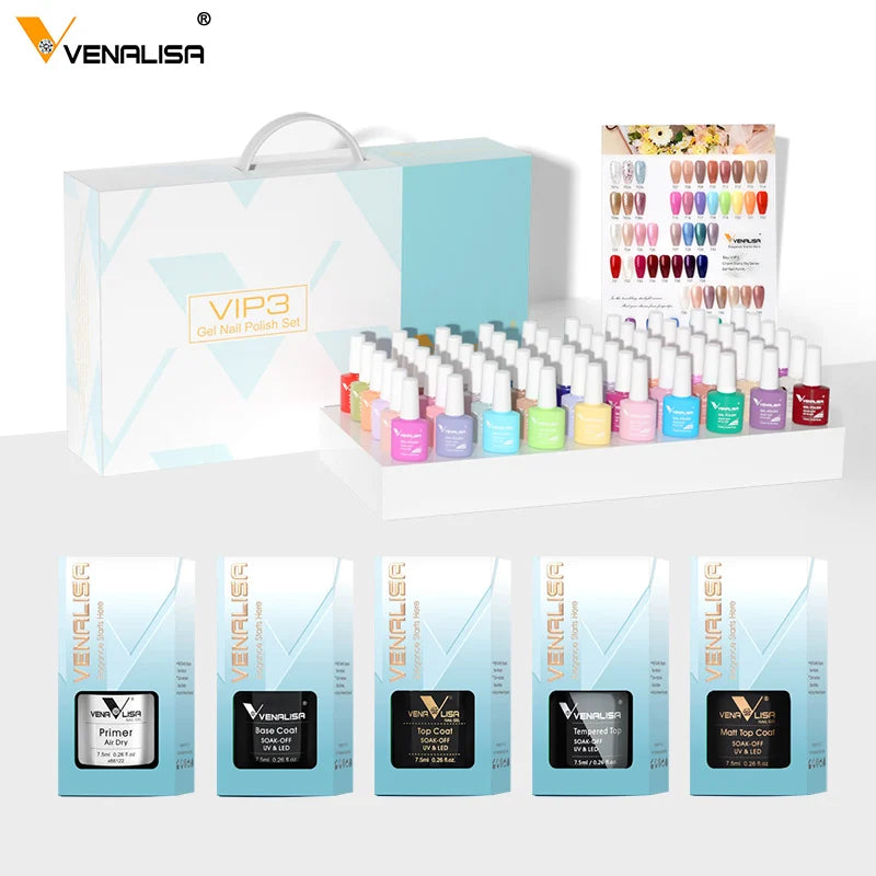 Esmalte em Gel VENALISA Semi Permanente UV/LED – 7,5 ml