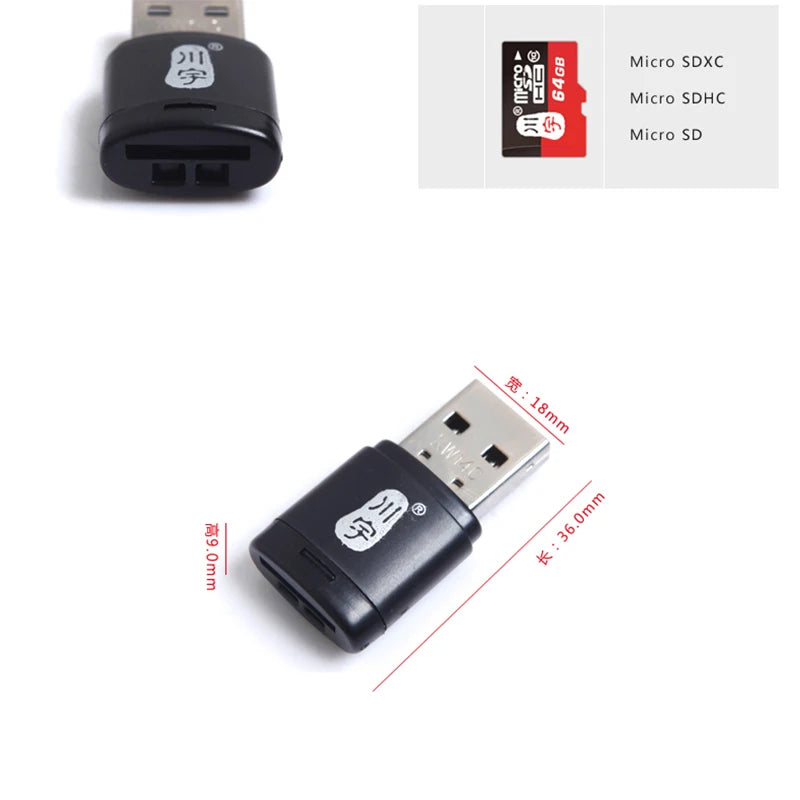 Leitor de Cartão Micro SD Kawau USB 2.0 – Modelo C286