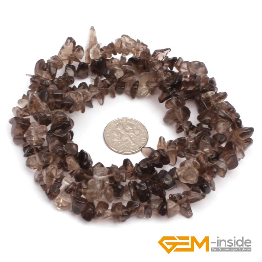 Natural Chips Shape Stone Beads Material Peridots Fluorite Malanchite Garnet Lapis Lazuli Ametrines Stand 34 Inch