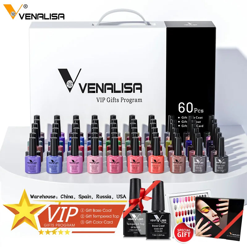 Esmalte em Gel VENALISA Semi Permanente UV/LED – 7,5 ml