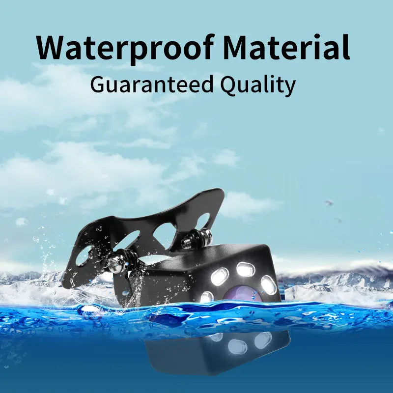 Câmera de Ré Automotiva Hippcron CCD HD com Visão Noturna – 170°