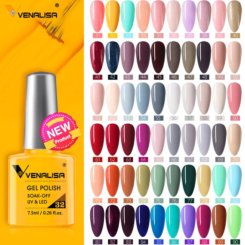 Esmalte em Gel VENALISA Semi Permanente UV/LED – 7,5 ml