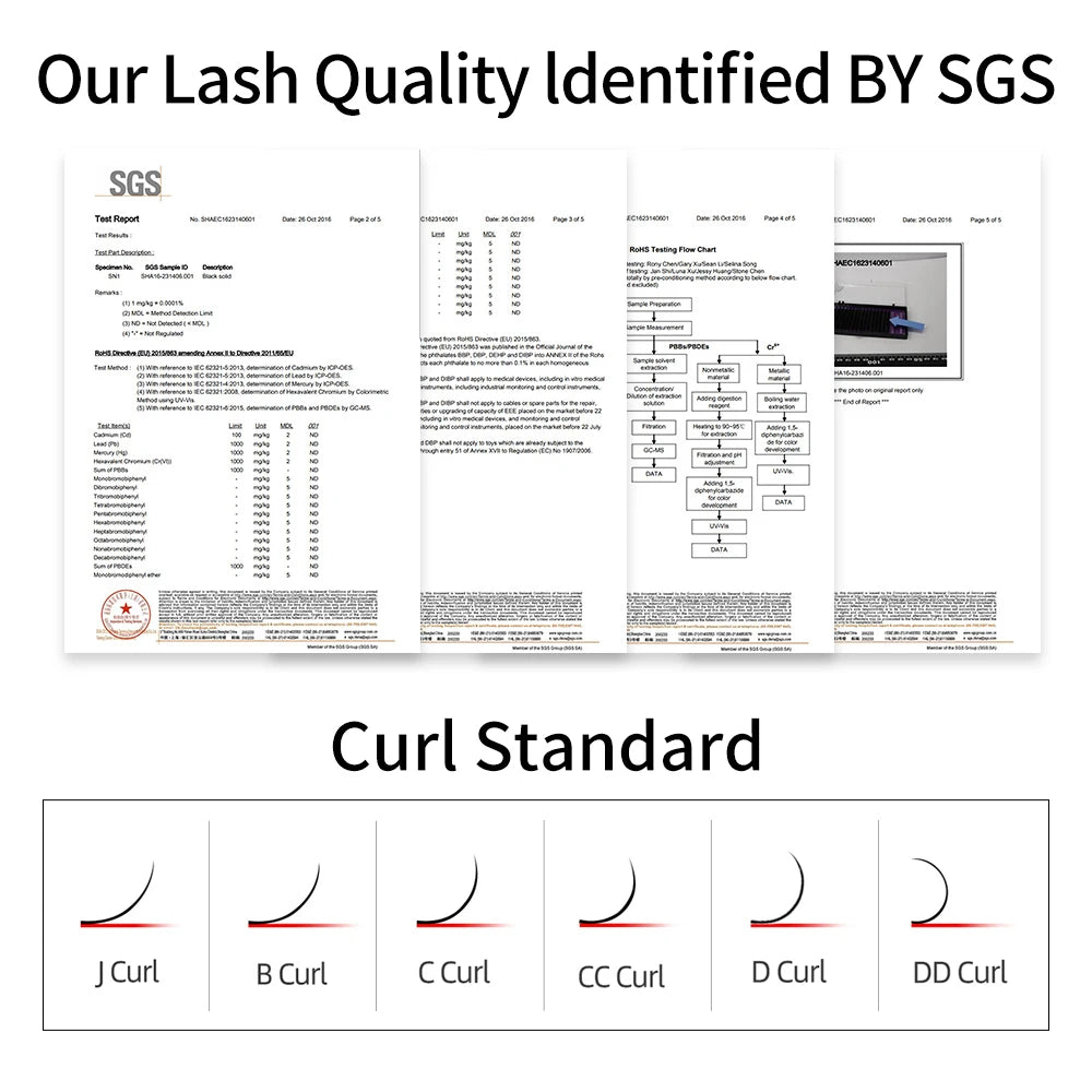 NAGARAKU Cílios Fio a Fio Classic – 16 Fileiras, Preto Matte, Efeito Natural