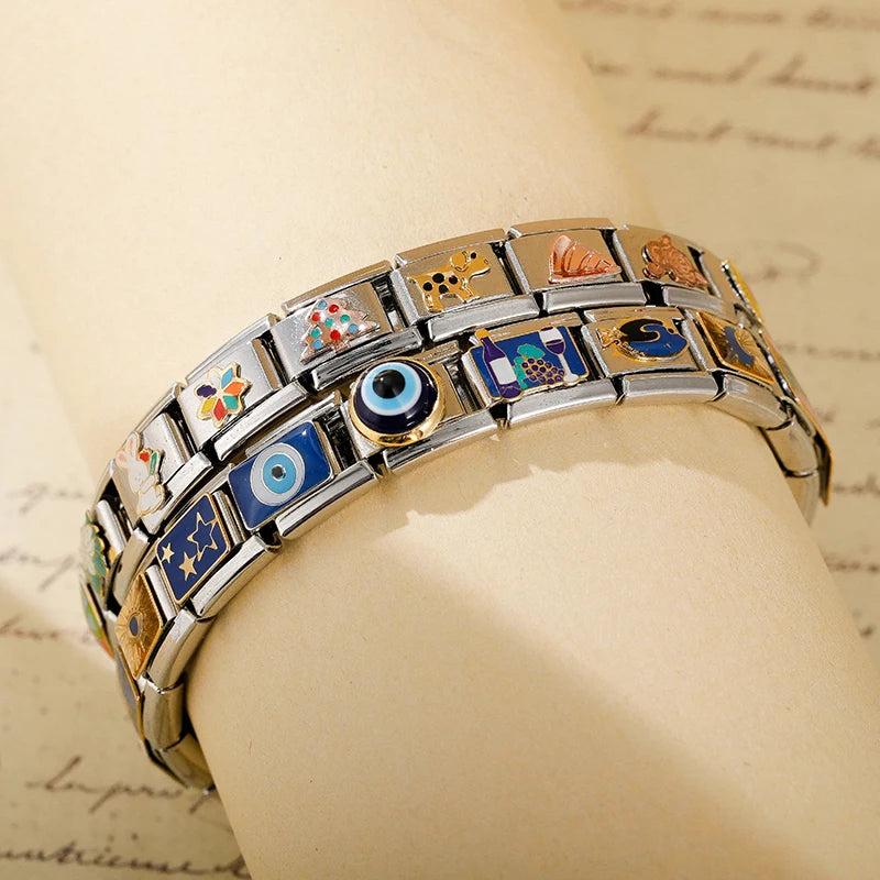 Charm Hapiship em Aço Inoxidável – Modelo DJ003 (Compatível com Pulseiras)