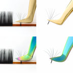 Pinça Profissional para Extensão de Cílios NAGARAKU em Aço Inoxidável