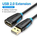 Vention Cabo USB de Extensão USB 3.0 / 2.0 – Macho para Fêmea (0,5 m a 5 m)
