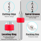 Kit com 10 Brocas Micro para PCB XCAN em Carbeto de Tungstênio – 0,3 mm a 1,2 mm