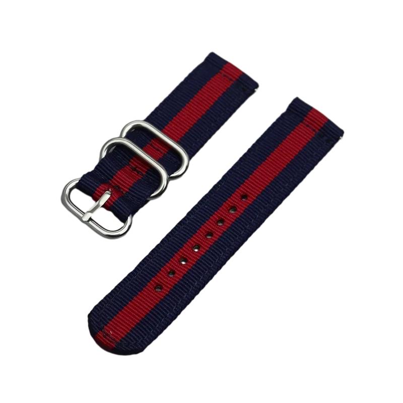 Pulseira Esportiva em Nylon Trançado para Relógio – 18mm a 24mm (Geekthink)