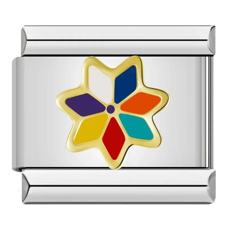 Charm Hapiship em Aço Inoxidável – Modelo DJ003 (Compatível com Pulseiras)