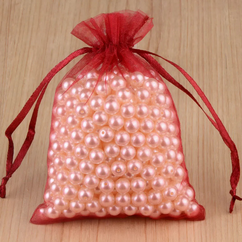 Kit com 100 Saquinhos de Organza para Embalagem de Joias – Chanfar