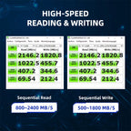 KingSpec SSD M.2 NVMe PCIe 3.0 x4 – 128GB a 2TB (M.2 2280) para Notebook e Desktop