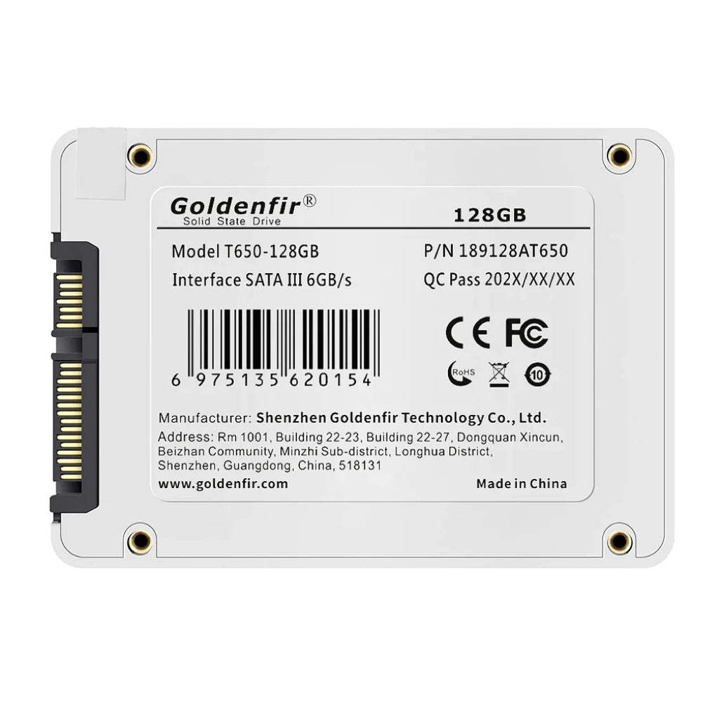 Goldenfir SSD SATA III 2.5” – 120GB a 2TB para Notebook e Desktop