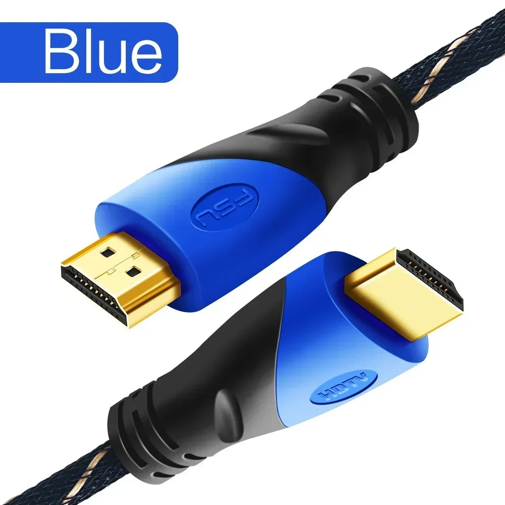Cabo HDMI FSU 1.4 com Conectores Banhados a Ouro – 4K, 3D e Full HD
