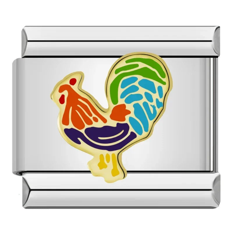 Charm Hapiship em Aço Inoxidável – Modelo DJ003 (Compatível com Pulseiras)