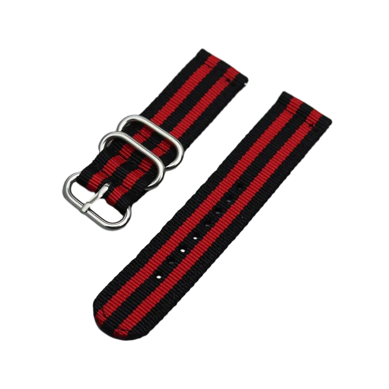 Pulseira Esportiva em Nylon Trançado para Relógio – 18mm a 24mm (Geekthink)