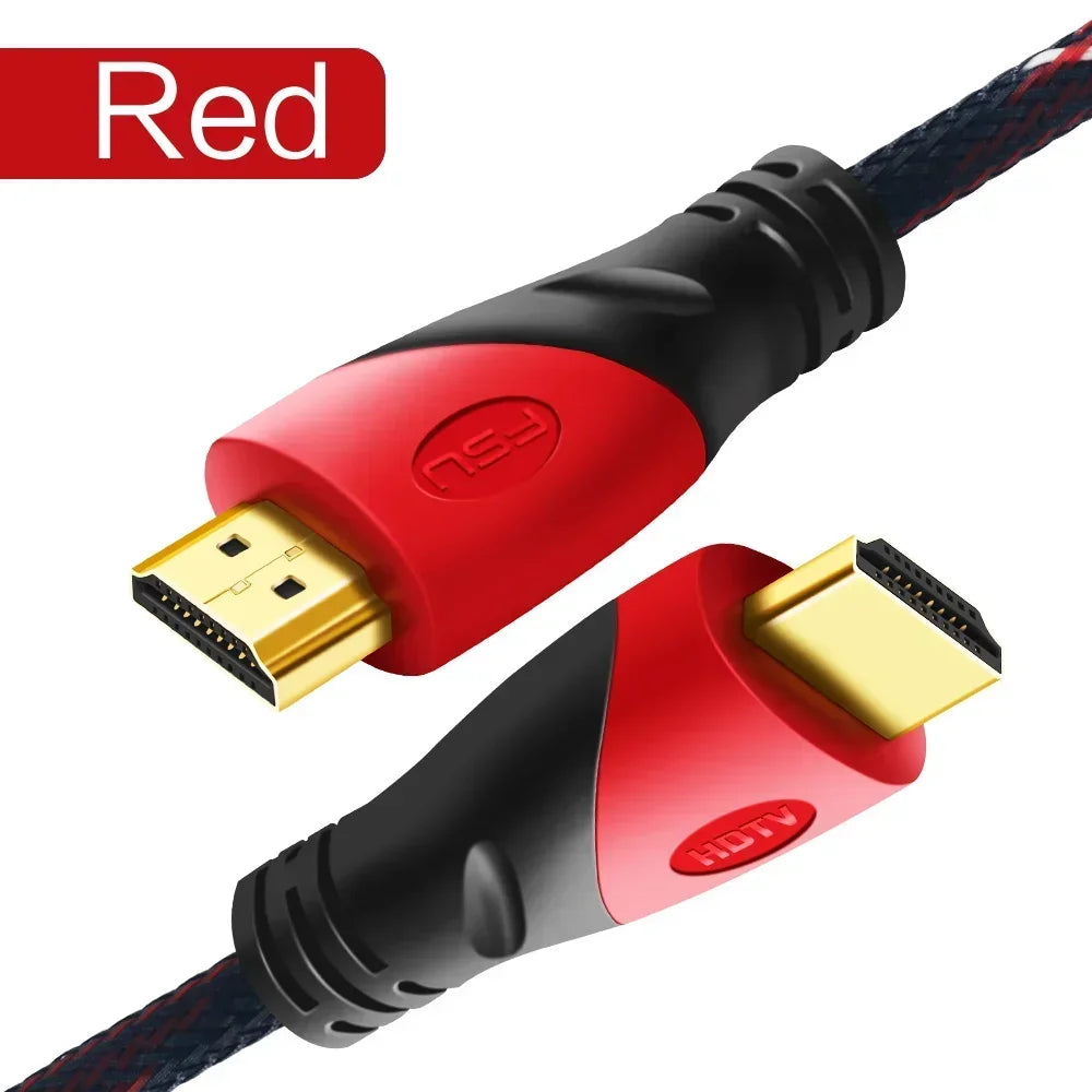 Cabo HDMI FSU 1.4 com Conectores Banhados a Ouro – 4K, 3D e Full HD