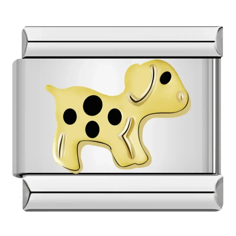 Charm Hapiship em Aço Inoxidável – Modelo DJ003 (Compatível com Pulseiras)