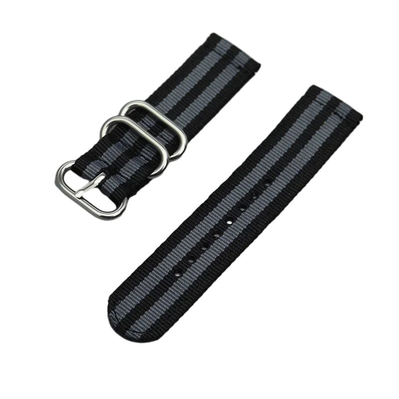 Pulseira Esportiva em Nylon Trançado para Relógio – 18mm a 24mm (Geekthink)