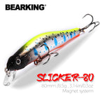 Isca Artificial BEARKING Magnet Minnow 80mm 8,5g – Modelo O-BK-Z183ZP