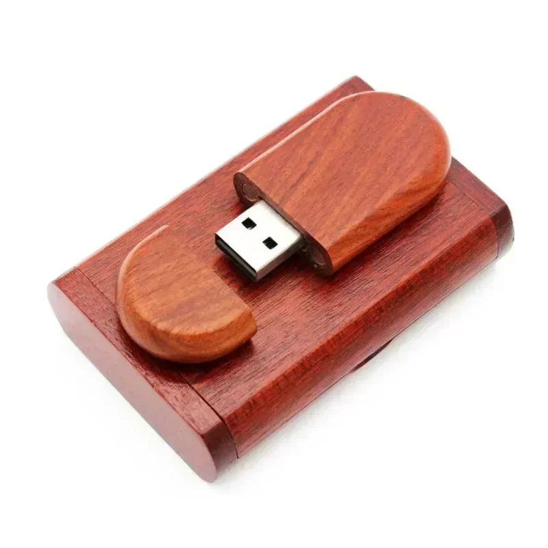 Pen Drive JASTER USB 2.0 em Madeira/Bambu com Logo Personalizado – Até 128GB