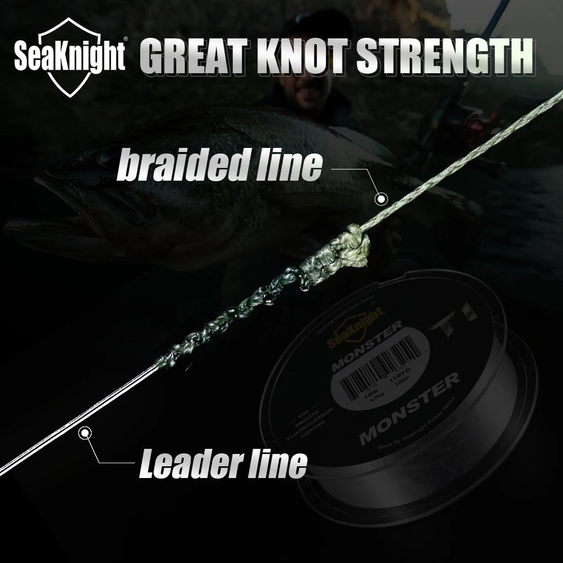 SeaKnight TriPoseidon – Linha de Pesca Multifilamento PE 4 Fios 300m (8LB a 60LB)